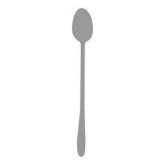 spoon icon over white background vector illustration