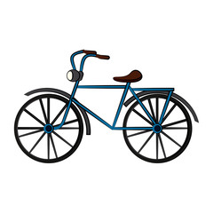 Fototapeta na wymiar street bike or bicycle icon image vector illustration design 