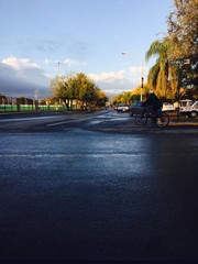 Obraz premium Calle humeda