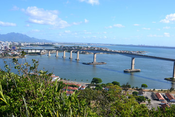 Fototapeta na wymiar terceira ponte em Vitória- ES