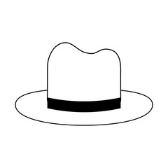 normal hat icon image vector illustration design  black and black and