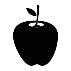 apple delicious fruit icon vector illustration graphic design