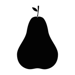 Pear delicious fruit icon vector illustration graphic design