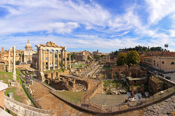 Fototapeta na wymiar Forum Romanum Rome