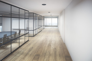 Creative office hallway