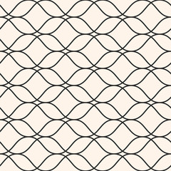 Fototapeta premium Mesh pattern, wavy lines, subtle lace texture