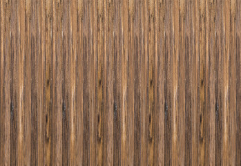 Texture of veneer brown wood vertical stripes drawing of a tree trunk