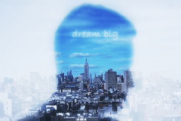 Dream big concept