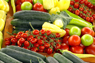 Various Organic vegetables
