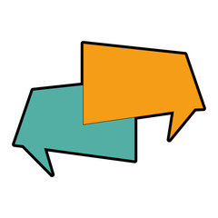 Bubble chat symbol icon vector illustration graphic design