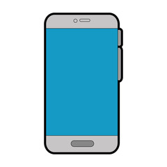Smartphone mobile technology icon vector illustration graphic design