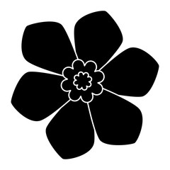 cute flower spa icon vector illustration design