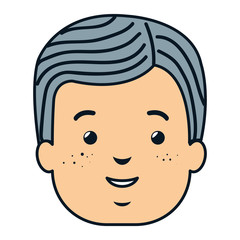 young man avatar character vector illustration design