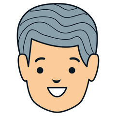 Fototapeta premium young man avatar character vector illustration design