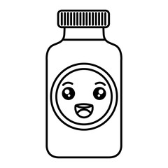 bottle medical drug icon vector illustration design