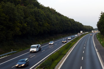 A 3 zwishcehn Schlüsselfeld und Höchstadt Fahrtrichtung Passau