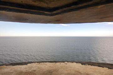 A seascape from an historic watch tower