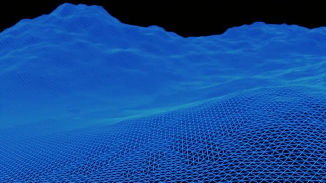 Wireframe - a skeletal three-dimensional model in which only lines and vertices are represented 3d animation