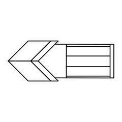 arrow arc target icon vector illustration graphic design