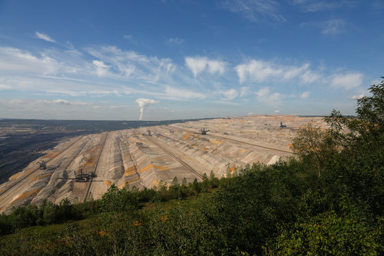 Schaufelrad, Braunkohle, Tagebau, Rekultivierung, Erftkreis, Tagebaubetrieb, Energie, Kohle, Energiegewinnung, Umweltschutz, Demo, Rheinland, Hambach,  Demonstration, Kohlegegner, 