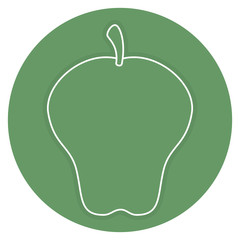 apple fresh isolated icon vector illustration design