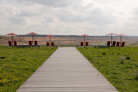 Schaufelrad, Braunkohle, Tagebau, Rekultivierung, Erftkreis, Tagebaubetrieb, Energie, Kohle, Energiegewinnung, Umweltschutz, Demo, Rheinland, Hambach,  Demonstration, Kohlegegner, 