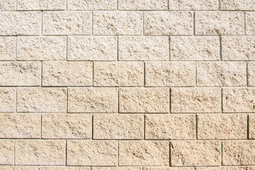 Light colored brick wall for backgrounds and textures