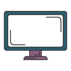 computer display isolated icon vector illustration design