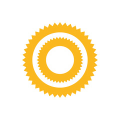 Gear machinery piece icon vector illustration graphic design