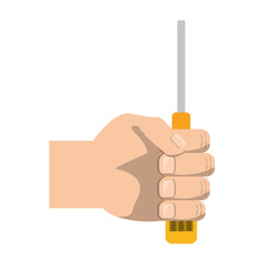 computer screwdriver tool icon vector illustration graphic design