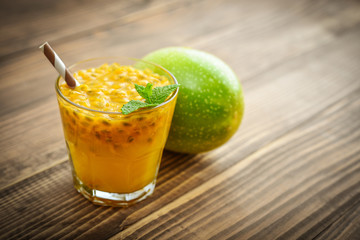 Passion fruit fresh juice