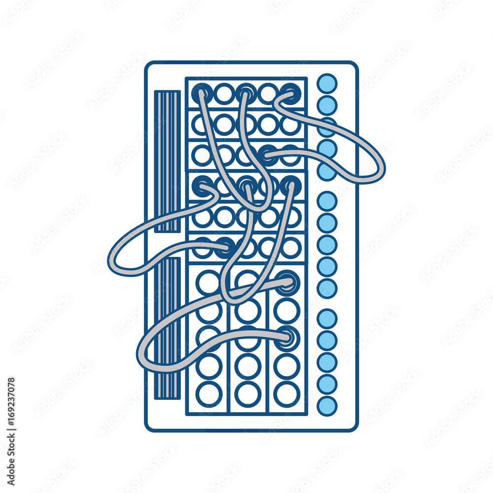 Poster database server storage icon vector illustration graphic design