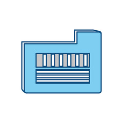 Digital folder symbol icon vector illustration graphic design