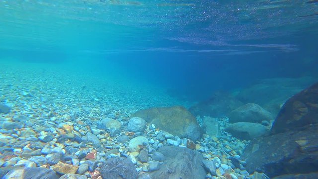 阿寺渓谷の水流・川の流れ