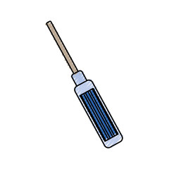 computer screwdriver tool icon vector illustration graphic design