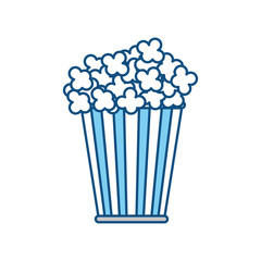 Pop corn snack icon vector illustration graphic design