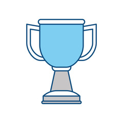 Trophy cup symbol icon vector illustration graphic design