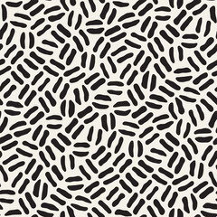 Seamless freehand pattern. Vector abstract rough lines background. Hand drawn strokes.