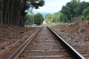 Fototapeta premium Railroad tracks