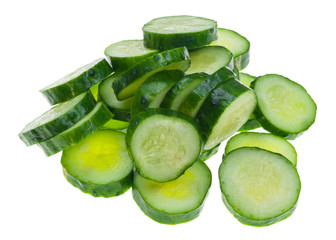 Sliced cucumber