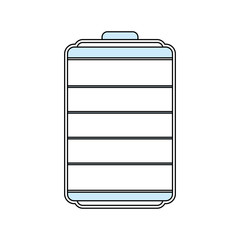 Battery energy symbol icon vector illustration graphic design