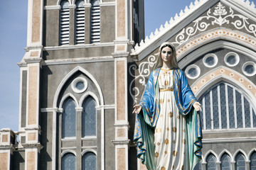 Fototapeta premium Basilica of Mary the Virgin Mary conceived church