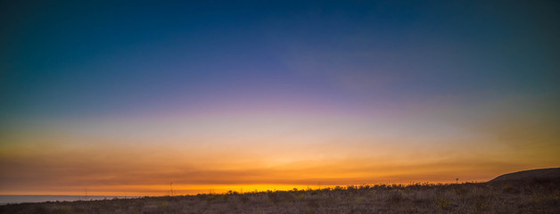 Sunset in California