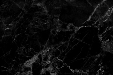 Obraz na płótnie Canvas Black marble texture background with detailed structure beautiful and luxurious, abstract marble texture in natural patterns for design art work, black stone floor pattern with high resolution.