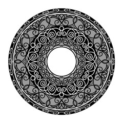 Decorative circular ornament