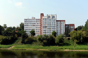 The Western Dvina River in Vitebsk.