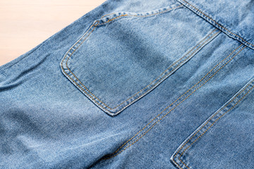Fototapeta premium Denim Jeans texture close up