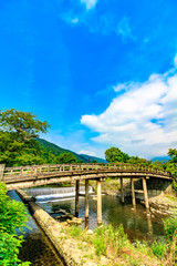 Fototapeta premium 京都 嵐山 中之島地区