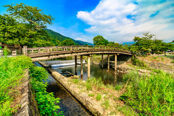 Fototapeta premium 京都 嵐山 中之島地区