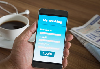 smart phone Booking